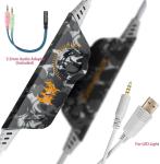 32ohm Kotion Each G9600 Camouflage Gaming Headset For Laptop