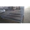 Buy cheap Warehouse Metal Storage Cage Wire Mesh Gitterbox Pallet Rack 500kg Capacity from wholesalers