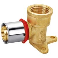 Buy cheap 1/2 Inch Brass Compression Fittings 16x1/2" 20x1/2" Compression Wall Plate product