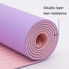Buy cheap Two Color TPE 0.61m Workout Yoga Mat 2 Inch Thick Rapid Resilience from wholesalers