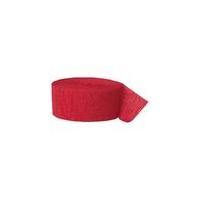 Buy cheap 6 Colors Wedding Party Decorations , Red Crepe Paper Streamers 4.5 Cm Width product