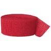 Buy cheap 6 Colors Wedding Party Decorations , Red Crepe Paper Streamers 4.5 Cm Width from wholesalers