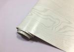 White Fashionable Wood Grain Adhesive Contact Paper Home Decoration