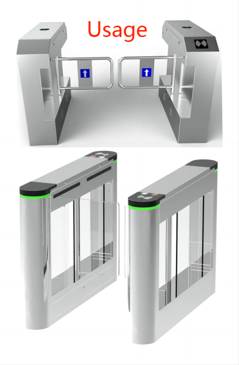 Waterproof Turnstile Swing Gate Motor Multifunctional For Company Access Control