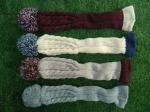 knitted head cover , golf knitted head cover , golf head cover , golf headcover