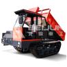 Buy cheap Rated Load 10 Ton Dumper Crawler Truck Hydraulic Engineering Rubber For Garden Transporter from wholesalers