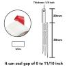 Buy cheap TPE Interior Door Sealing Strip Self Stick Door Sweep 120cm from wholesalers