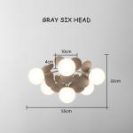 Modern Nordic Led Ceiling Lamp Living Room Kitchen Bedroom Hallway Scandinavian