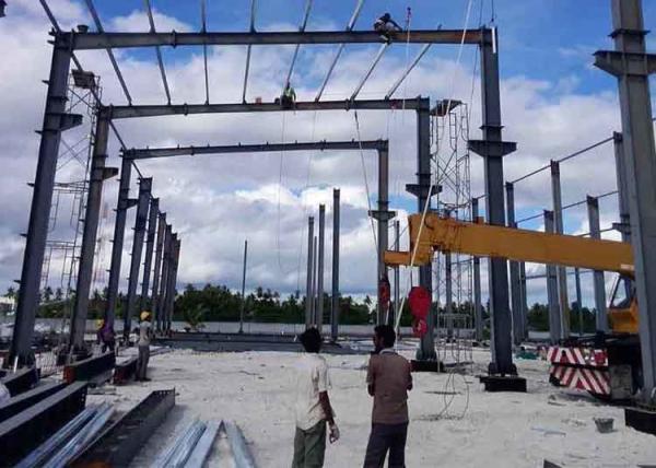 Buy cheap High Intensity Prefabricated Steel Structures Building Shed Design Corrosion Resistance from wholesalers