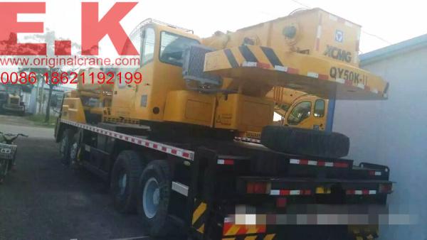 Buy cheap 2012 XCMG mobile crane truck crane boom crane 50ton boom truck crane (QY50K) jib crane from wholesalers