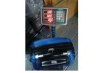 Aluminum Silver 3 Pcs ABS Trolley Luggage Colorful With Silver Iron Trolley