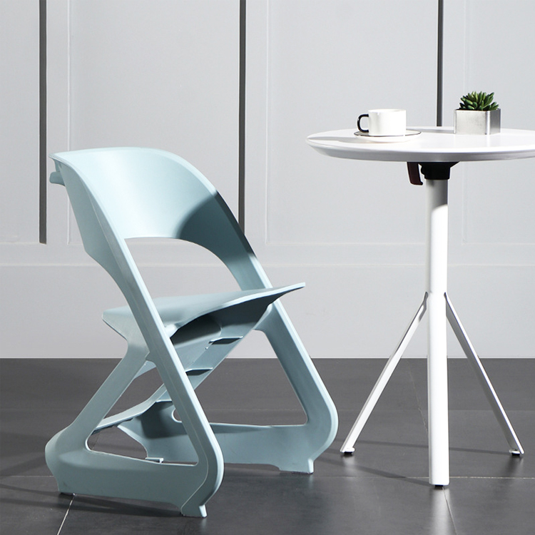 Simple Modern Stackable Plastic Cafe Chairs for Nordic Morden Outdoor Leisure Balcony