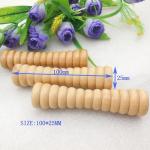 Wooden Fascia Massage Roller Trigger Points for Release Cellulite Sore Muscle
