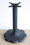 Bistro Cast Iron Outdoor Dining Table Legs Modern Style 28" Height 30 Kg Weight