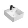 Buy cheap Solid Surface Ceramic Basin Sink Counter Top Washbasin for Bathroom Cloakroom from wholesalers