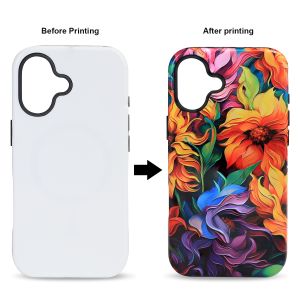 Buy cheap Blank 3D Coated 2 in 1 Sublimation Film Phone Case DIY Custom Glossy for iPhone 17 from wholesalers