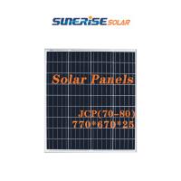 Buy cheap CE Polycrystalline 18V 36 Cells 80w Solar Panel product