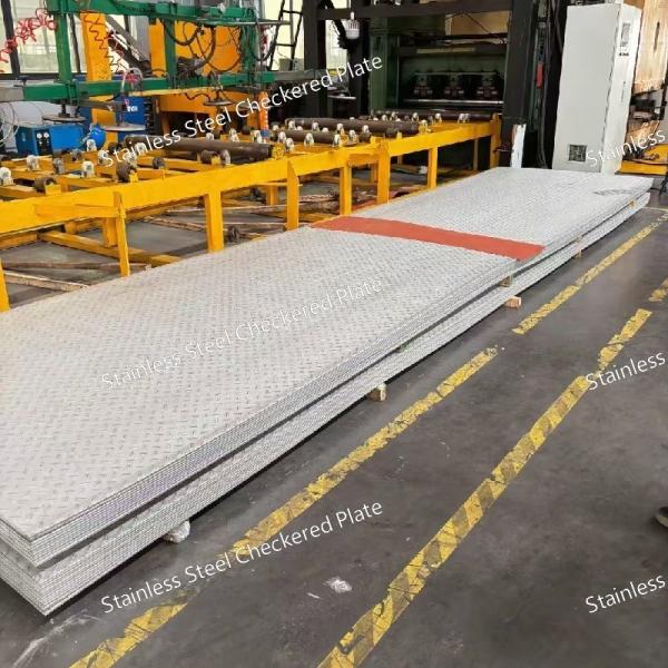 201 304 316L Stainless Steel Checkered Plate / Pattern Plate / Anti Slip SS