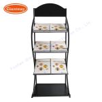 Journal Shelf Library Book Rack Metal Magazine Stand