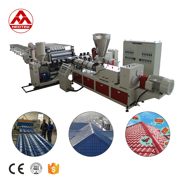 230 kW Power PVC Glaze Tile Extrusion Line for High Capacity Production 22000 KG