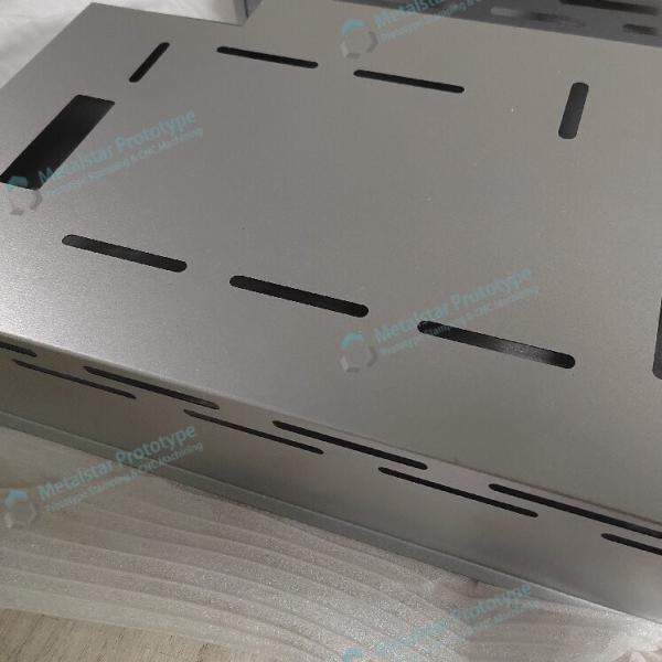 Buy cheap Quick turn sheet metal prototype bending parts aluminized metal 0.8mm from wholesalers