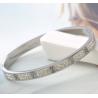 Buy cheap Fashion Girls Stainless Steel Diamond Pave Gold Bracelet for Girl Jewelry Diamond inlay Bangles from wholesalers