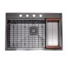 Buy cheap 33 Inch Topmount Kitchen Single Bowl Workstation Sink Brushed Finish from wholesalers