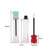 Buy cheap Plastic lip glaze tube with waist-length lid and various colors from wholesalers