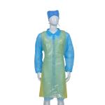 Lint Free Disposable PE Apron No Sleeves Plastic Wearing For Kitchen Food