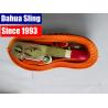Buy cheap 5000kg Red Rubber Coating Cargo Ratchet Tie Down Straps with Double J hook from wholesalers