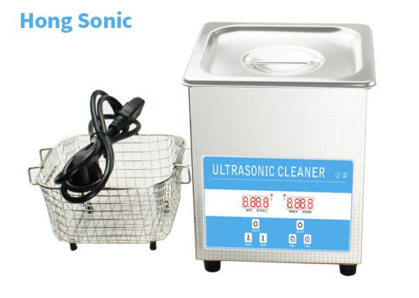 Quality 50Watt 2000ml Ultrasonic Parts Cleaner For Dental Tools Cleaning 40000Hz for sale
