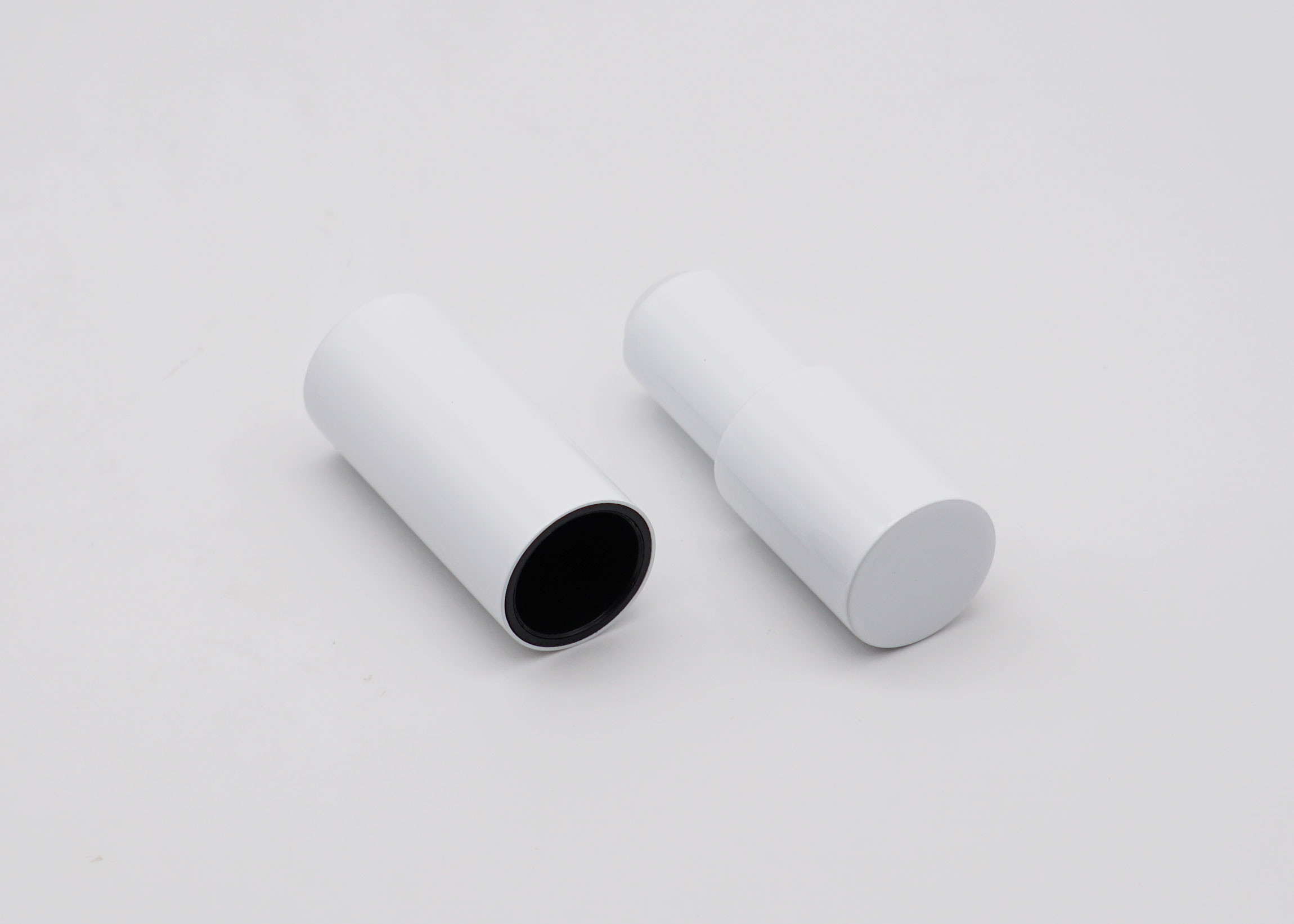 Press Pop Cap Empty Magnetic Aluminum BPA Free Lip Balm Tubes