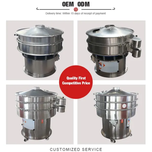 Hot Sale Multi-Layer Electric Rotary Vibrating Sieve Vibrating Sifter for Silica Sand