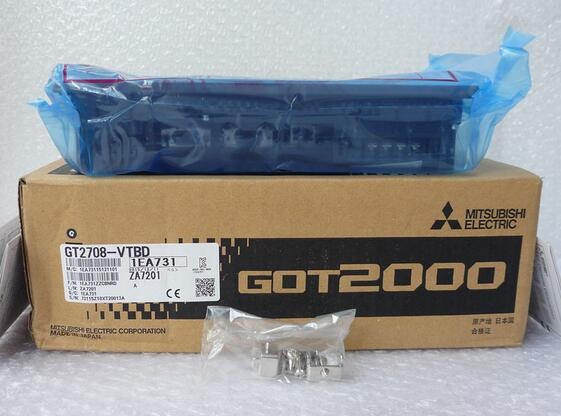 Mitsubishi GOT 2000 GT2708-VTBD HMI Touch Screen Size: 8.4" Pixels: 640 x 480 Type: TFT Voltage: 24V DC