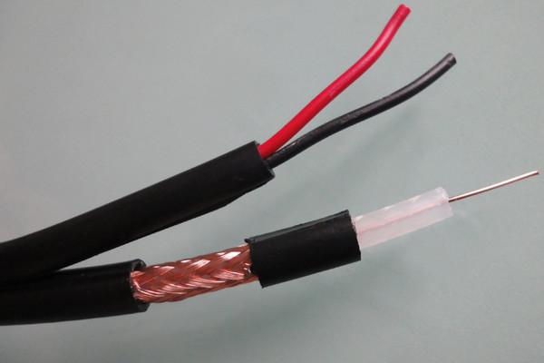 Buy cheap RG59 Siamese Cable 95% BC Braiding + 2 × 0.50 mm2 BC Power for CCTV Camera from wholesalers