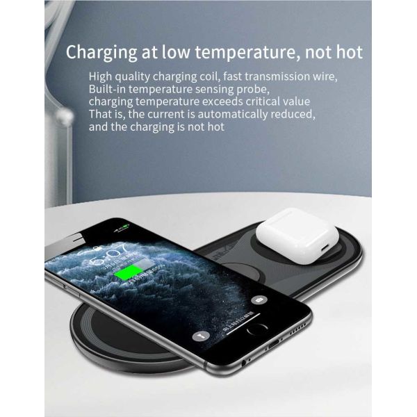 Multifunctional Fast 15W Smart Watch Wireless Chargers Type C Input
