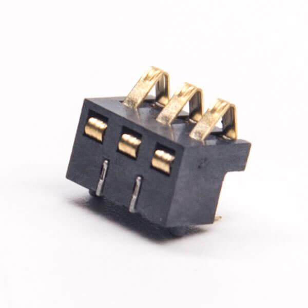 Buy cheap Electronic Charging 3 Pin Battery Connector 50 Ohm Max Contact Resistance from wholesalers