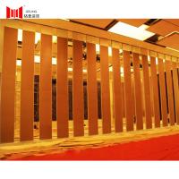 Buy cheap 130mm Thickness Soundproof Paritition Wall Red Fabric Cushion Surface product