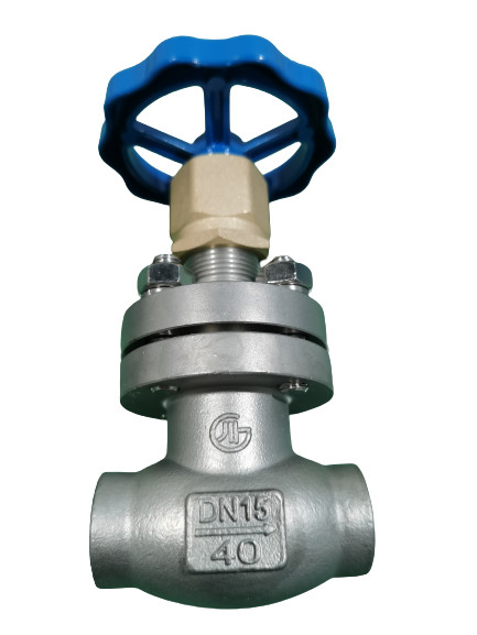 Quality Low Temperature Gas DN15 PN40 Socket Weld Globe Valve for sale