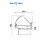 Buy cheap Curved Glass Deli Display Refrigerator from wholesalers