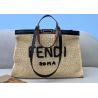 Buy cheap Peekaboox Apricot 41cm Hand Woven Tote Bag Lazy French Style from wholesalers