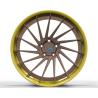 Buy cheap Toyota Matt Bronze Two Piece Forged Wheels Multi Spoke Step Lip Concave Wheels from wholesalers