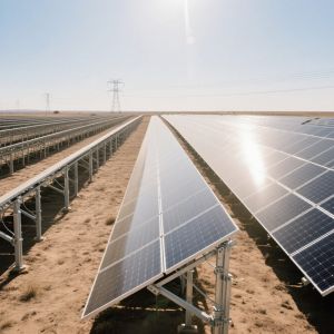 Buy cheap 100MW-Class Hot-Dip Galvanized Steel Large-Span Solar Ground-Mounted Fixed Bracket System from wholesalers