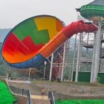 Amusement Park Water Slide Super Trumpet Water Slide Equipment for Aqua Park