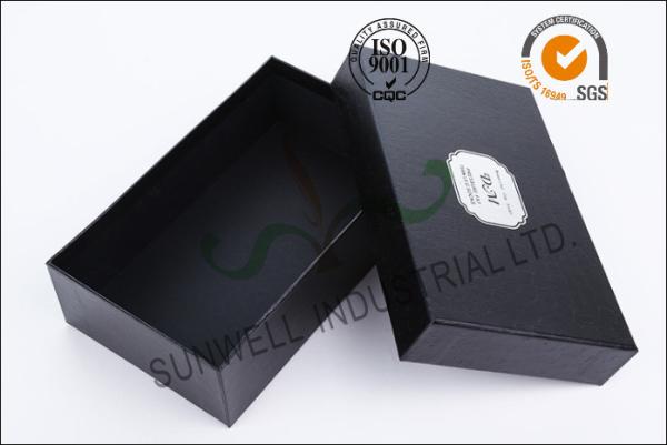 Buy cheap Black Luxurious Leather Belt Corrugated Packaging Boxes Custom Logo Printed from wholesalers