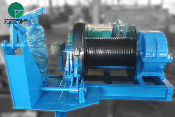 10 Ton Material Handling Electric Belt Type Brake Industrial Winches With Wire