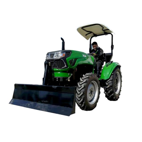 Buy cheap 70HP Front Loader Trailer Four Wheel Tractor With Agricultural Machinery Parts from wholesalers