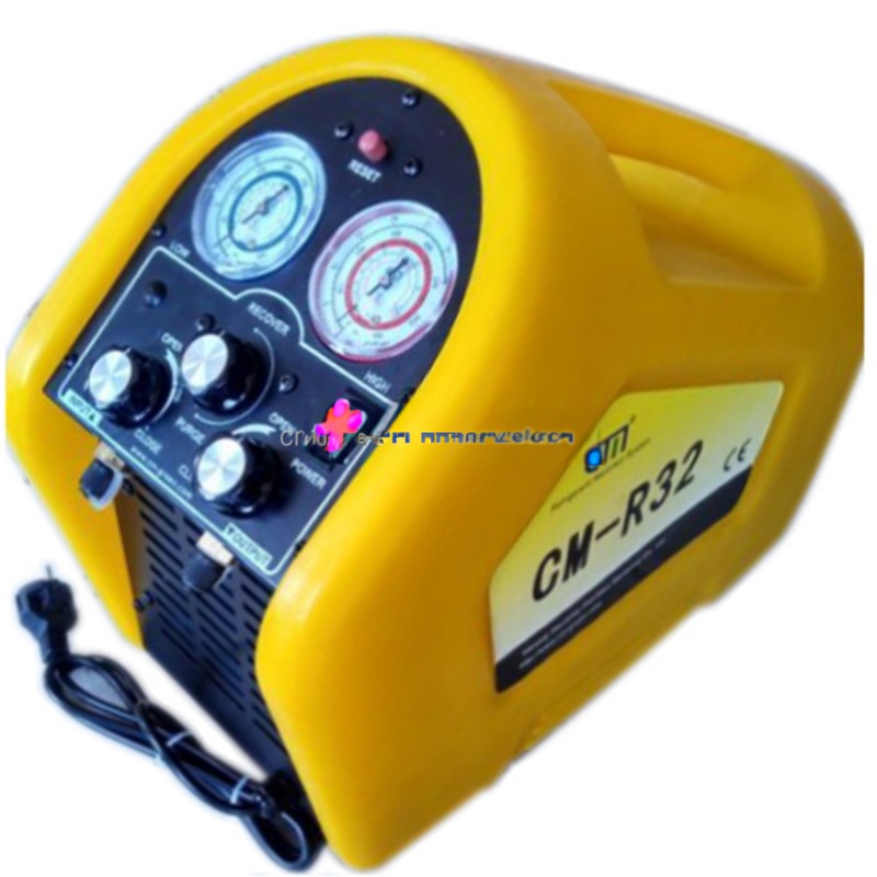 7HP oil less CFC HCFC HFC refrigerant recovery machine R134a freon ISO tank recovery charging machine gas recovery pump