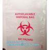 Buy cheap Safe Disposal, biohazard labeling, Autoclavable Bag, Polypropylene, Disposable, clear transparent Disposal sack from wholesalers