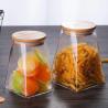 Buy cheap Bamboo Lids Food Canister Kitchen Airtight Glass Jar from wholesalers